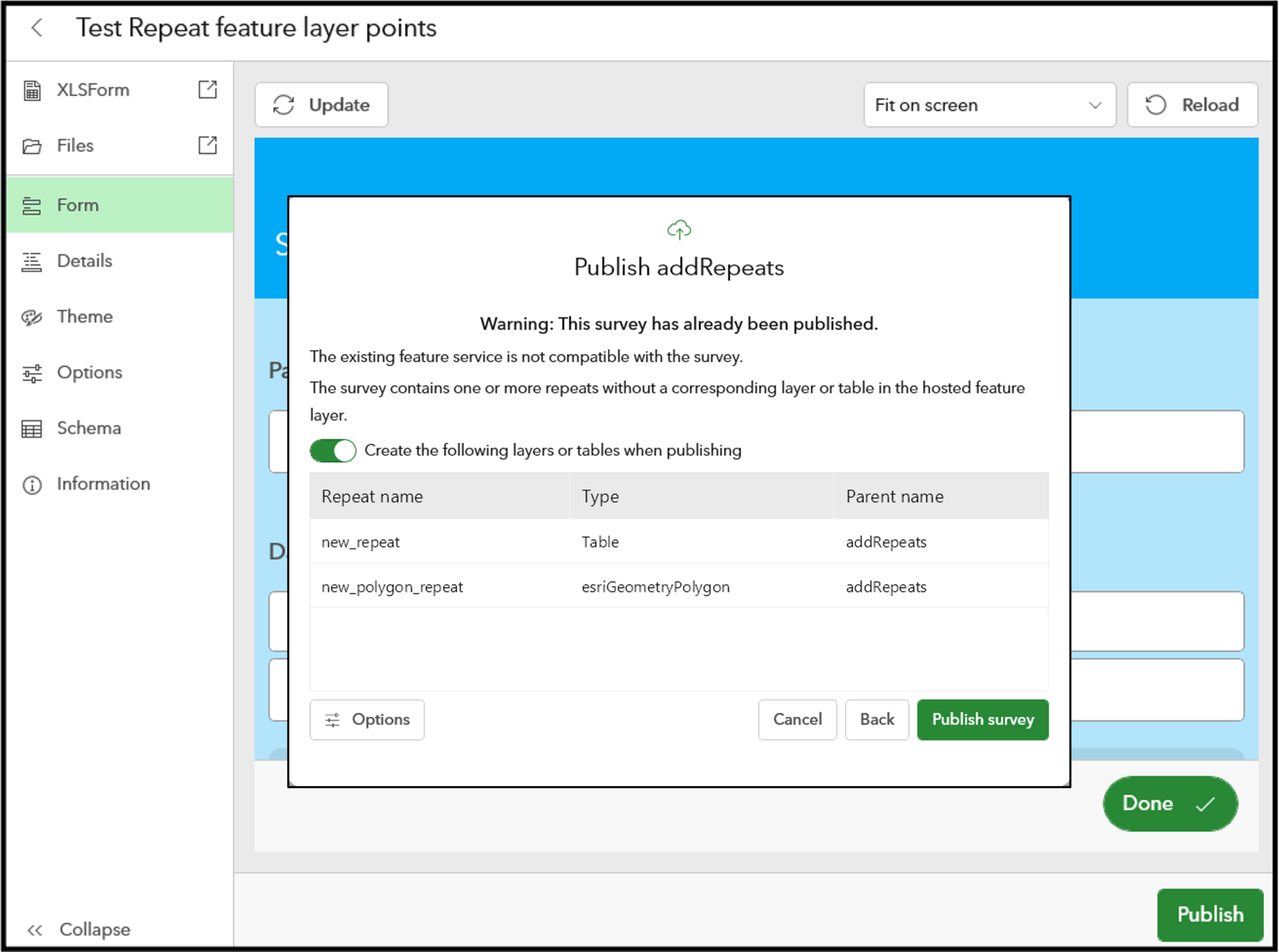Republishing with Connect