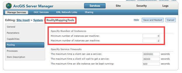 RealityMappingTools GP service