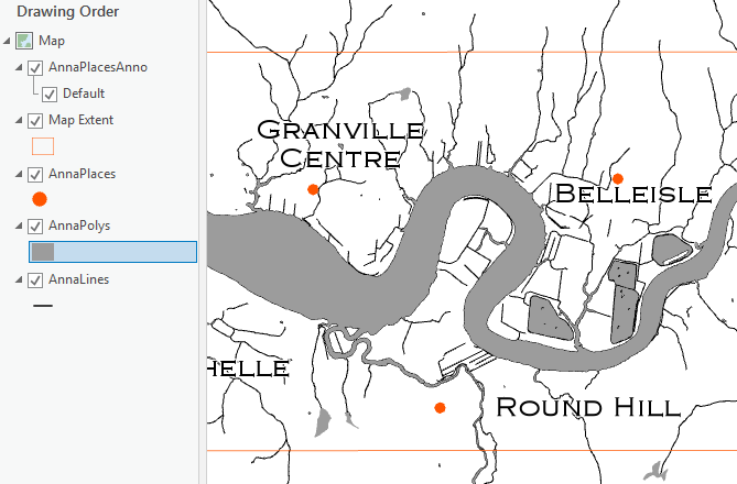 Annapolis River prep map Annapolis River prep map