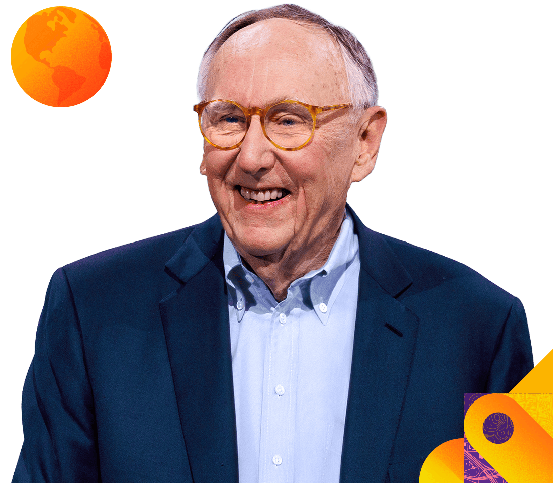 Smiling portrait of Jack Dangermond