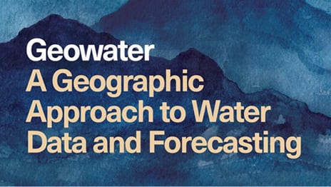 Book cover with blue textured background resembling water with white text