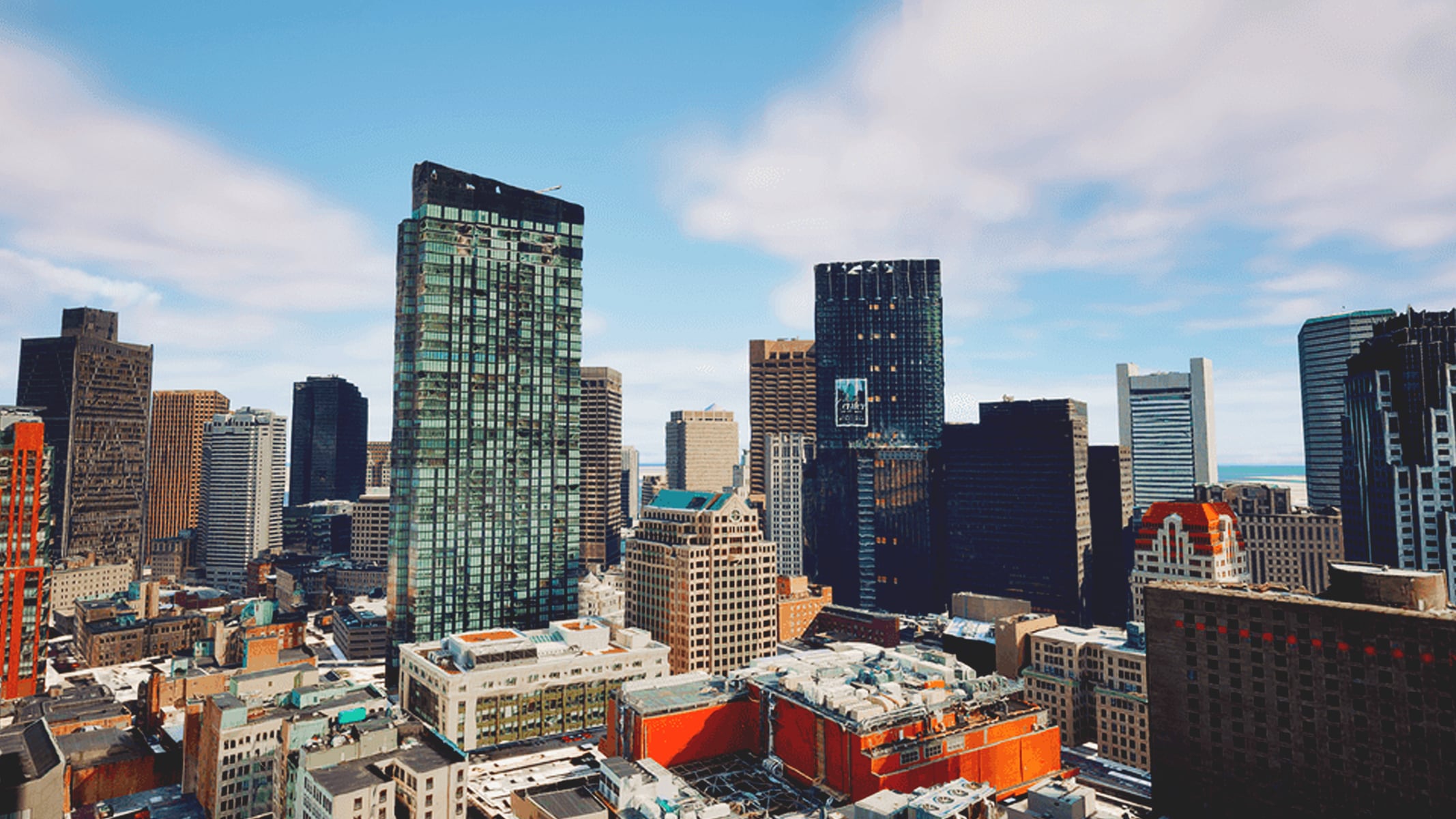 Detailed cityscape built with Unreal Engine