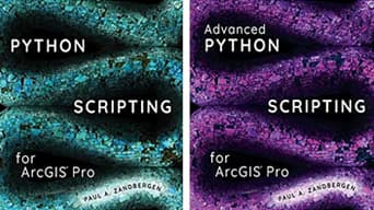 Blue and purple images that say, advanced python scripting