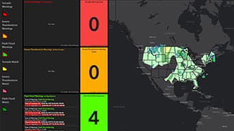 National Weather Service dashboard