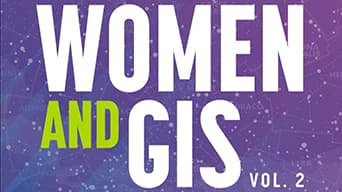Purple book cover of the second volume of the book Women and GIS