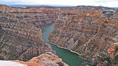 An elevated view of Grand Canyon National Park