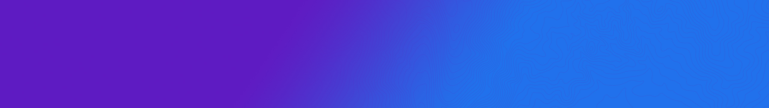 blueish-purple background with wavy lines on the right side