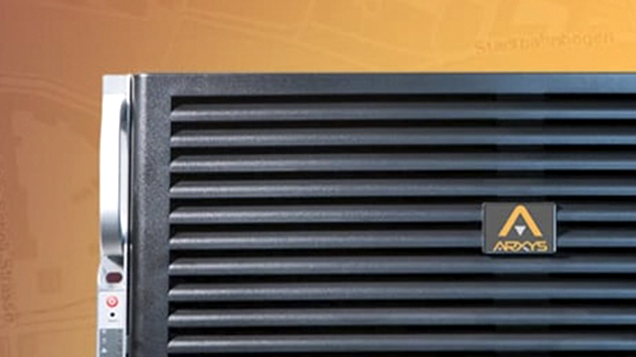 Close up view of a portion of an ARXYS server