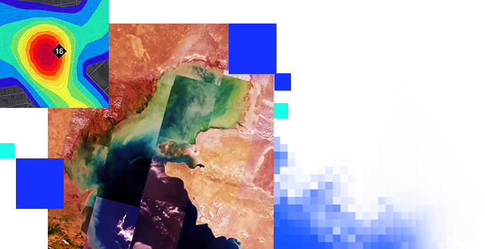 Color satellite image