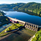 Aerial view of the ITAIPU Reservoir