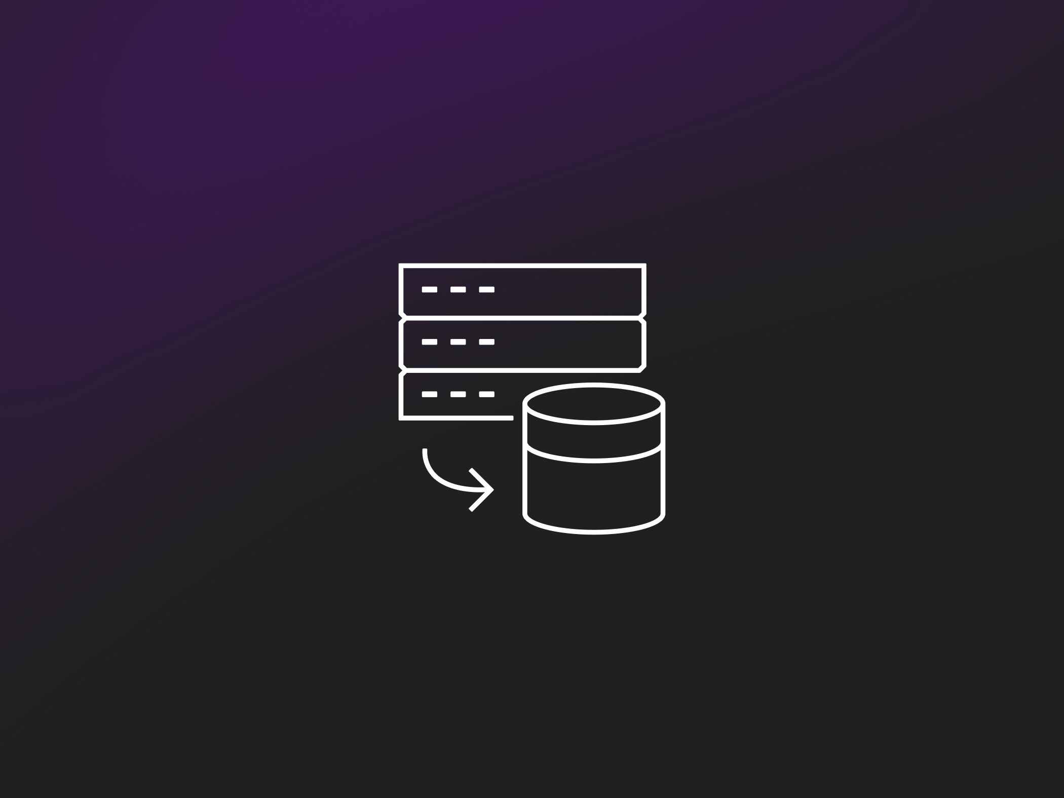 Icon depicting servers