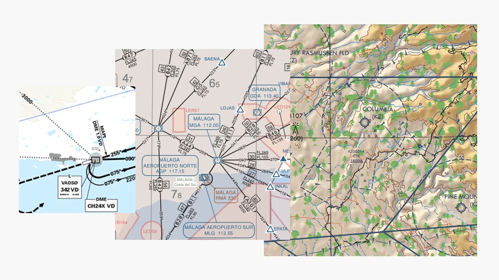 La Terminal Area Chart