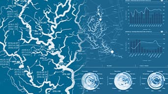A watershed report including maps and charts
