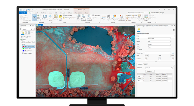 Desktop screen showing ArcGIS Pro performing additional analysis