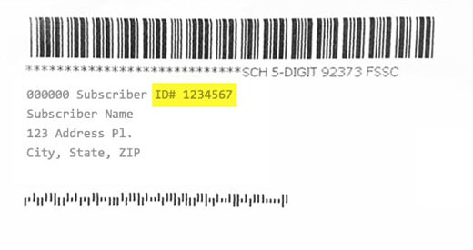 Sample Subscriber Note Individual Print Subscriptions