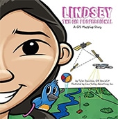 A book cover of Lindsey the GIS Professional: A GIS Mapping Story
