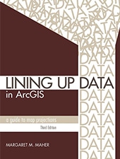 A book cover of Lining Up Data in ArcGIS