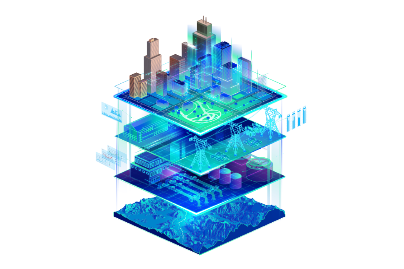 Digital Twin Icon Transparent