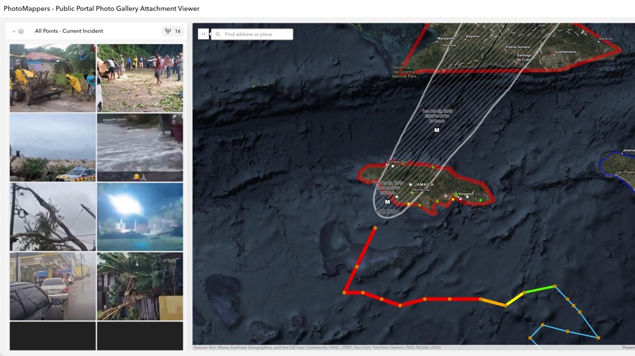 Hurricane Melissa PhotoMappers