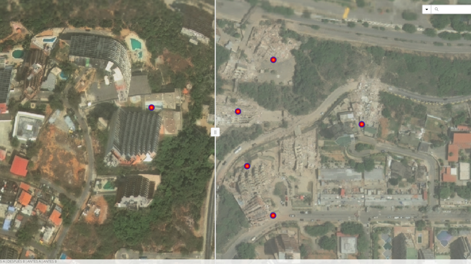 Venezuela Earthquake Swipe Comparison App