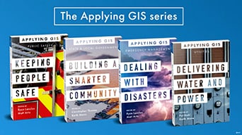 Book covers for the Applying GIS series