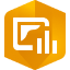 ArcGIS Dashboards logo in orange