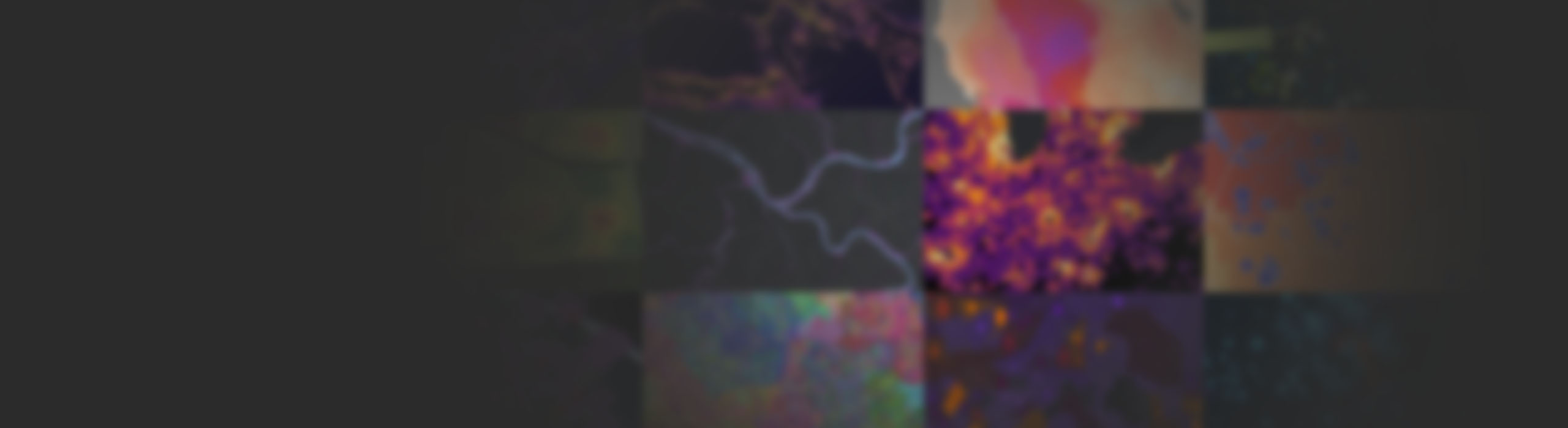 A soft-focus of many colorful maps