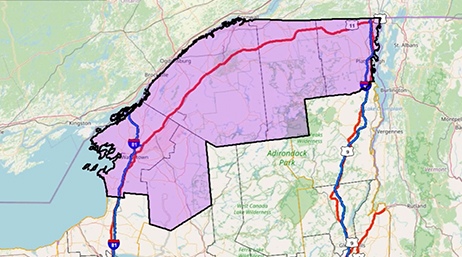 A GIS system from the Kentucky Energy and Environment Cabinet displaying a map