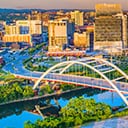 Thumbnail view of Nashville, Tennessee and a bridge over the Cumberland River