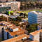 Multistory buildings on the coastal University of California, San Diego campus