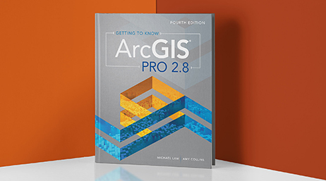 The book Getting to Know ArcGIS Pro 2.8 fourth edition, published by Esri Press