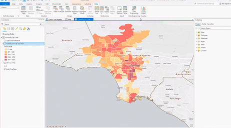 Mapa con áreas sombreadas en naranja y rojo