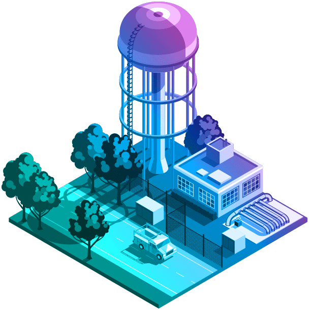 Illustration of a water plant