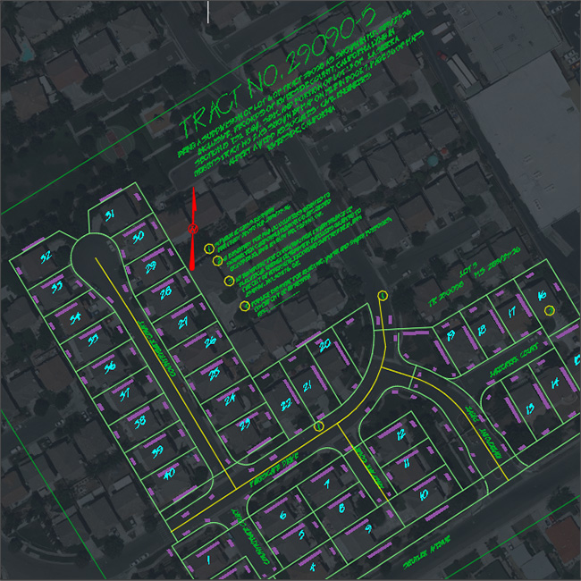 Edit GIS data created within AutoCAD