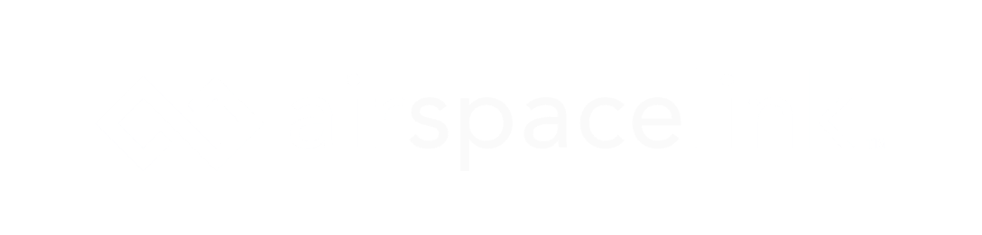 Airspace Link logo in white design