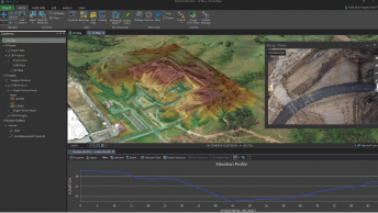 The interface of ArcGIS Drone2Map