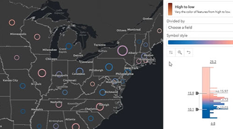 Map Viewer Classic se utiliza para comprender la identidad de género y la orientación sexual en Estados Unidos.