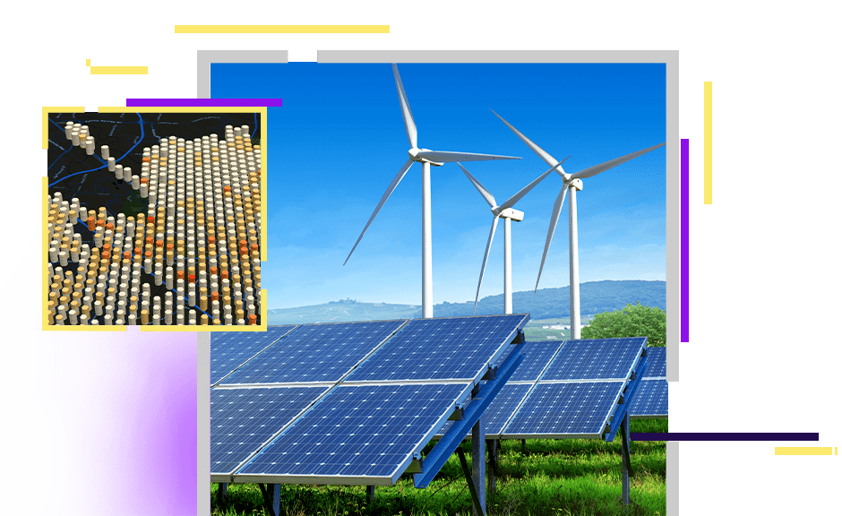 Renewable Energy - Windmills and Solar panels