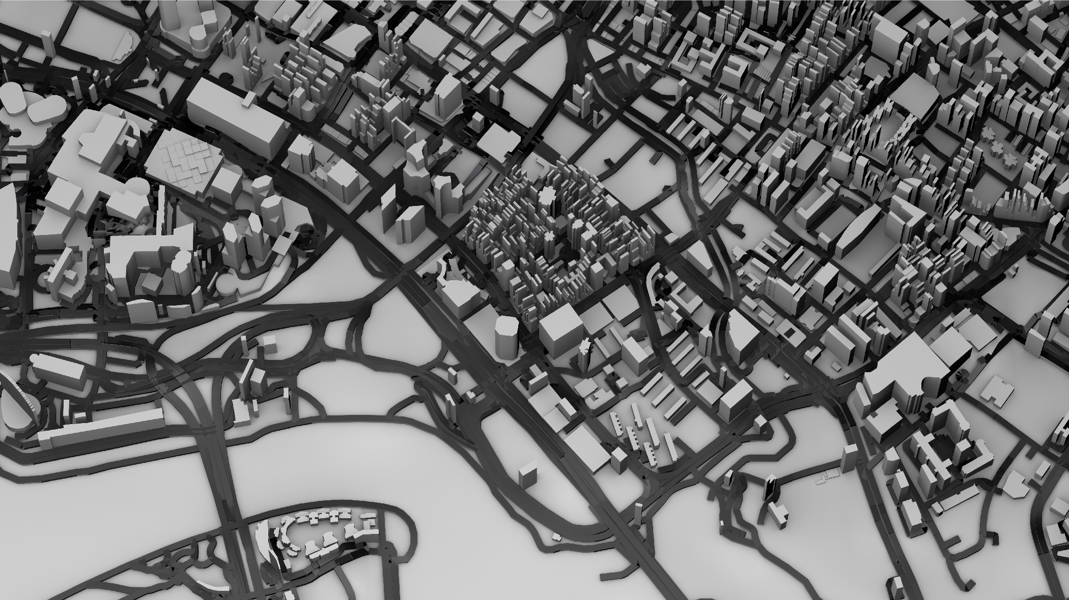 A map with 3D buildings is shown emphasizing the impact of GIS on the built environment.