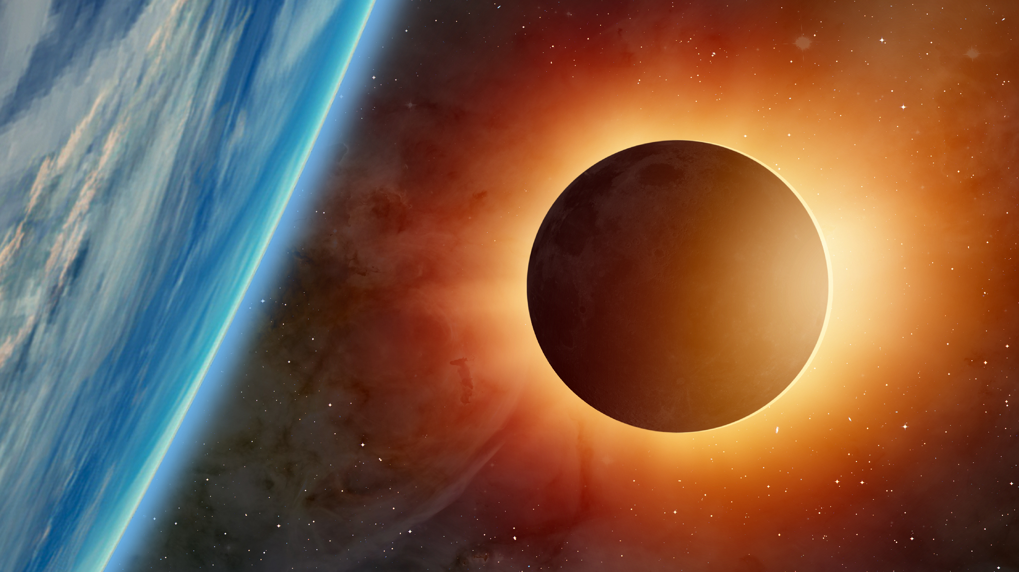 The image of eclipse, showcasing the mesmerizing celestial phenomenon in vivid detail.