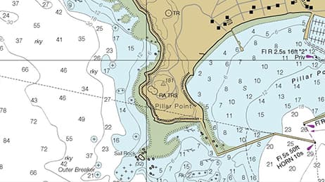 Half Moon Bay Nautical Chart