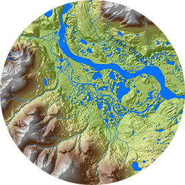 Portion of Matanuska Watershed map