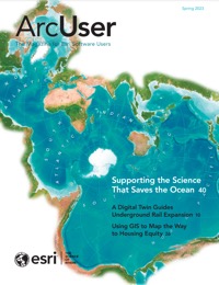 ArcUser Spring 2023 magazine cover