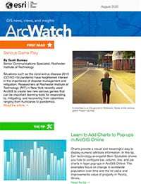 ArcWatch August 2020 magazine cover