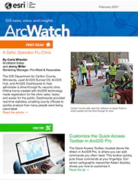 ArcWatch February 2022 magazine cover