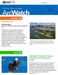 ArcWatch July 2020 magazine cover
