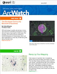 ArcWatch June 2021 magazine cover