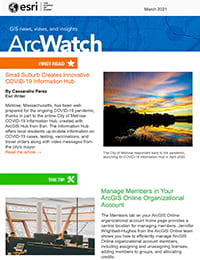 ArcWatch March 2021 magazine cover
