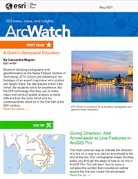 ArcWatch May 2021 magazine cover