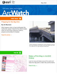 ArcWatch May 2022 magazine cover